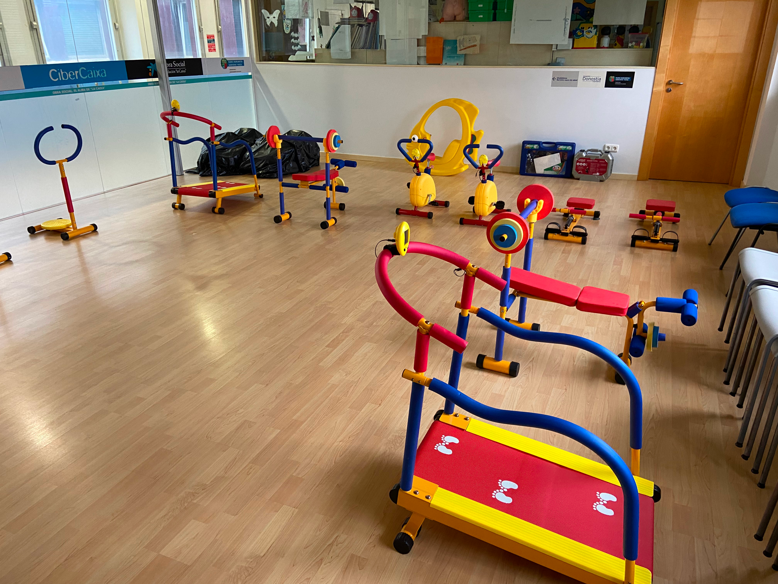 Gimnasio donado al hospital donostia